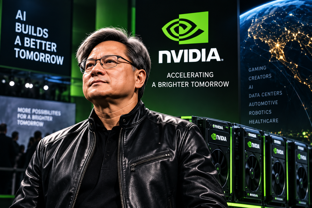 Jensen Huang, NVIDIA co-founder and CEO, featured in a story about NVIDIA's rise and the evolution of accelerated computing.