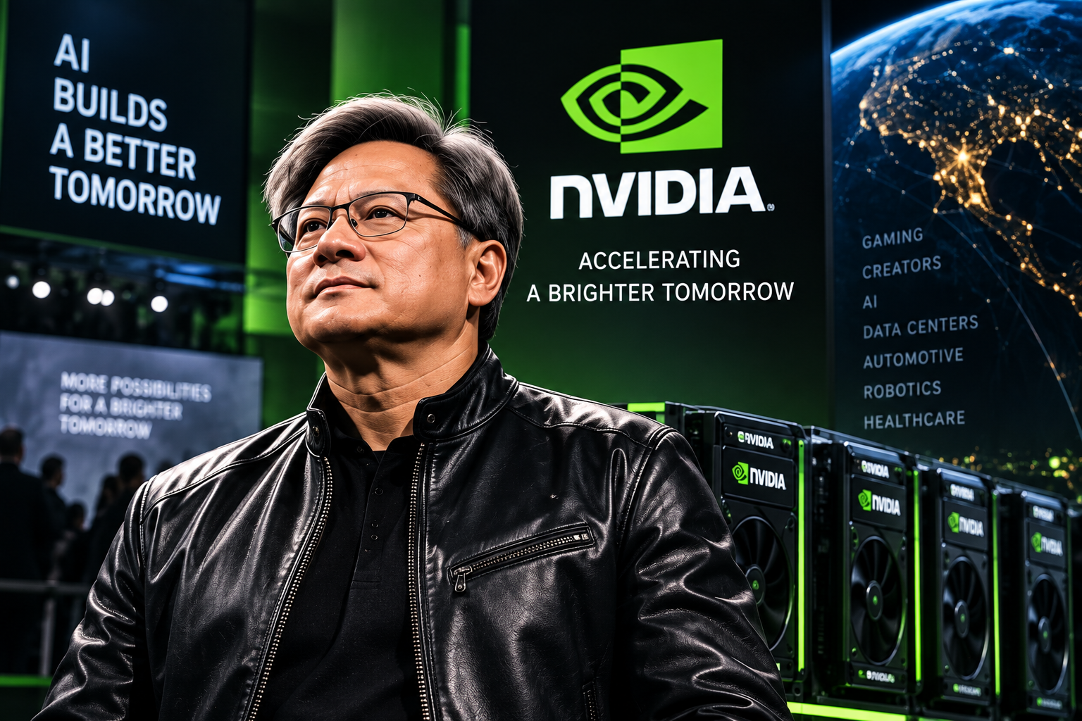 Jensen Huang, NVIDIA co-founder and CEO, featured in a story about NVIDIA's rise and the evolution of accelerated computing.